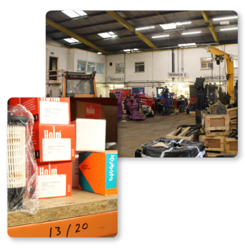 Holm Filters in plant workshop